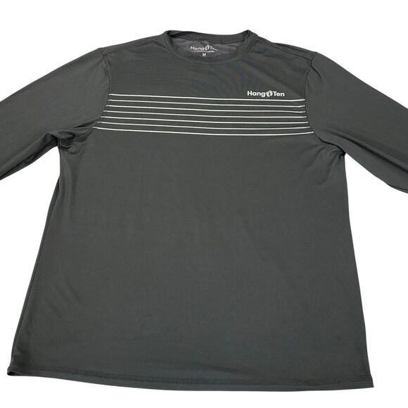 Hang Ten Men’s Long Sleeve Sun Tee, UPF 50+ Protection, Quick-Dry Gray  M - Picture 11 of 14